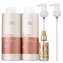 Imagem do produto Kit Wella Professionals Fusion Trio Up + Válvula Pump (3 Produtos)