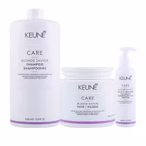 Imagem do produto KIT KEUNE CARE BLONDE SAVIOR - SH 1000ML+MÁSC 500ML+LEAVE-IN 140ML