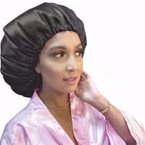 Imagem do produto Santa Clara Grande Preta - Touca de Cetim