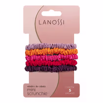 Imagem do produto Lanossi Mini Scrunchie Summer Vibes - Elástico de Cabelo (5 Unidades)