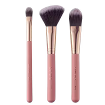 Imagem do produto Kit de Pincéis Lanossi Rose Gold - 3 unidades