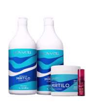 Imagem do produto Kit Lowell Extrato de Mirtilo Salon Mágico Disciplinante (4 Produtos)