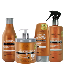Imagem do produto Kit Forever Liss Cauter Restore Cauterização Capilar (4 Produtos)