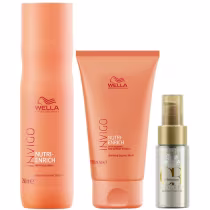 Imagem do produto Kit Wella Professionals Invigo Nutri-Enrich Express +Oil Reflections Light Trio (3 Produtos)