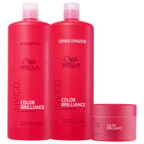Imagem do produto Kit Wella Professionals Invigo Color Brilliance Salon Triplo (3 Produtos)