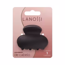 Imagem do produto Lanossi Fosco Preta Média - Prendedor de Cabelo