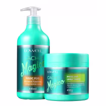 Imagem do produto Kit Lowell Cacho Mágico Duo Care - Shampoo 500ml + Máscara Capilar 450gr