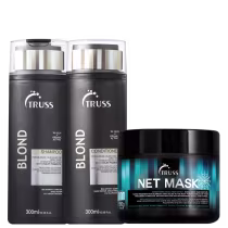 Imagem do produto Kit TRUSS Blond Net Mask Trio (3 Produtos)