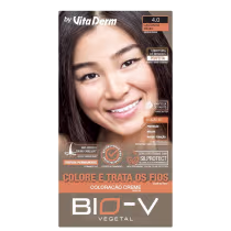 Imagem do produto Vita Derm Bio-V Vegetal 4.0 Castanho Médio - Coloração Permanente