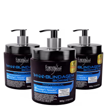 Imagem do produto Kit Forever Liss Professional Blindagem Biomimétrica Trio (3 Produtos)