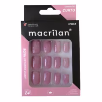 Imagem do produto Macrilan Tamanho Curto Nude UP205A - Unhas Postiças (24 Unidades)