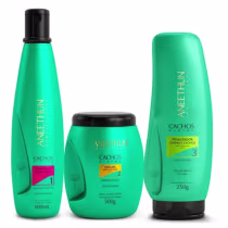 Imagem do produto Kit Aneethun Cachos System Trio Essencial (3 Produtos)