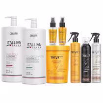 Imagem do produto Kit Itallian Hairtech de Tratamento Capilar Profissional (8 Produtos)