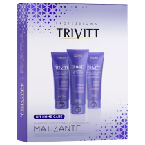 Imagem do produto Kit Itallian Hairtech Trivitt Matizante Home Care (3 Produtos)