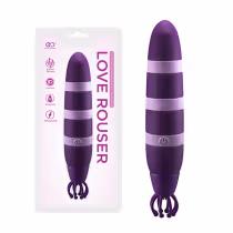 Imagem do produto Love rouser - Vibrador clássico recarregável com tentáculos em silicone Roxo
