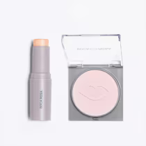 Kit Boca Rosa com Pó Compacto Translúcido Jujuba + Stick Pele 09