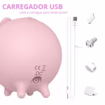 Imagem do produto Piggy S-hande Sugador De Clitoris Pulsação 10 Velocidades