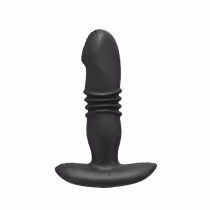Imagem do produto Massageador de Próstata Vai e Vem Plug Anal Controle Remoto 15,8cm x 3,8cm 10 Intensidades Silicone Recarregável