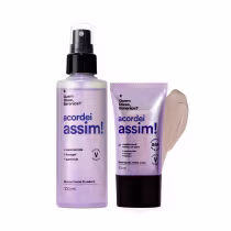 Imagem do produto Combo Acordei Assim: Bruma Facial Fixadora 100ml + Base Líquida Cor 00N 30ml