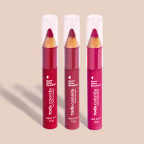 Imagem do produto Combo Lápis Multifuncional 3 Em 1 Toda Colorida: Bege Atração 1,2g + Vermelho Coração 1,2g + Rosa Imaginação 1,2
