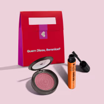Imagem do produto Combo Presente: Máscara de Cílios 10g + Blush Compacto Rosa 2g + Sacola de Presente
