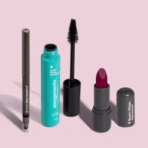 Imagem do produto Máscara Alongamento 10g + Lápis Esfumador Pretô 200mg + Batom Cremoso Cor 10 3,8g