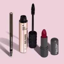 Imagem do produto Combo Make Básica: Máscara Big Bang 10g + Lápis Esfumador Pretô 200mg + Batom Vermelho 340 Cremoso Cremoso 3,8g