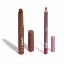 Imagem do produto Combo By Nah Cardoso: Gloss Labial Marrom Cocoa Melt 2,4ml + Lápis Contorno Labial Marrom Brave 1,1g