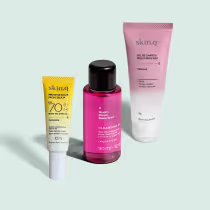 Imagem do produto Combo Mini Skincare: Gel de Limpeza Facial 50g + Protetor Solar Facial 10ml + Óleo de Limpeza Facial 30ml