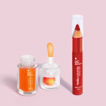 Imagem do produto Combo Coral: Lip Oil Cuide-se Bem Tangerina 3,5ml + Lápis Multifuncional 3 Em 1 Toda Colorida 1,2g