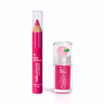 Imagem do produto Combo Rosa Quem Disse, Berenice?: Lip Oil Cuide-se Bem Pessegura 3,5ml + Lápis Multifuncional 3 Em 1 Toda Colorida 1,2g