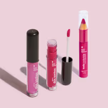 Imagem do produto Combo Pink: Gloss Labial Rosadex 4ml + Gloss Labial Cerejex + Lápis Labial Multifuncional 1,2g