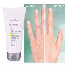 Imagem do produto Creme Para Amenizar Marcas Senis Nas Mãos Clareamento Gradual Clear Pele Abelha Rainha 60g REF 3408