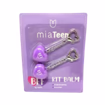 Imagem do produto Kit Balm BFF com 2 chaveiros - Mia Make - Roxo