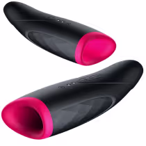 Imagem do produto Masturbador masculino formato de lanterna com 12 modos de vibração e aquecimento