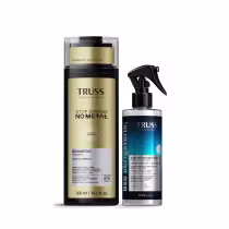 Imagem do produto Combo TRUSS Limpeza Profunda e Proteção: Shampoo No Metal 300ml + Spray Uso Obrigatório; 260ml