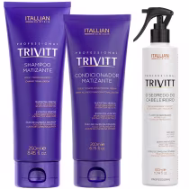 Imagem do produto KIT SHAMPOO E CONDICIONADOR MATIZANTE E SEGREDO  DO CABELEIREIRO TRIVITT