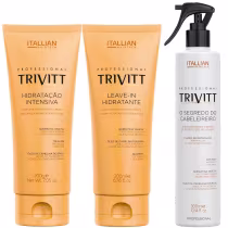 Imagem do produto KIT HIDRATAÇÃO INTENSIVA 200G LEAVE - IN  E SEGREDO DO CABELEIREIRO