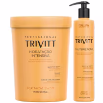 Imagem do produto KIT HIDRATAÇÃO INTENSIVA 1KG E CAUTERIZAÇÃO TRIVITT 300ML