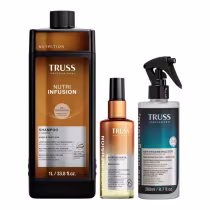 Imagem do produto Kit Truss Nutri Infusion - Shampoo 1L + Óleo 60ml + Uso Obrigatório Spray 260ml