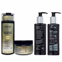 Imagem do produto Kit Truss Stop Damage No Metal - Shampoo 300ml + Máscara 180g + Night Spa 250ml + Protector 250ml