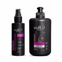 Imagem do produto Combo Finalização Cabelos com Química: Power Creme Reconstrutor 300ml + Leave-In Spray 100ml