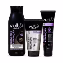 Imagem do produto Combo Glow Acid Reparação: Shampoo 350ml + Máscara Acidificante 150ml + Creme Multifuncional 150ml