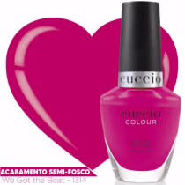 Esmalte Cremoso Cuccio Brasil Colour Semi-Fosco Rosa We Got The Beat 1314 13ml.