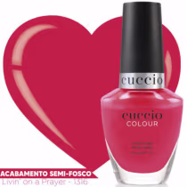 Esmalte Cremoso Cuccio Brasil Colour Semi-Fosco Rosa Livin'on a Prayer 1316 13ml.