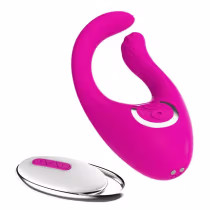Imagem do produto Vibrador com Motor Duplo e controle sem Fio Rosa – Recarregável