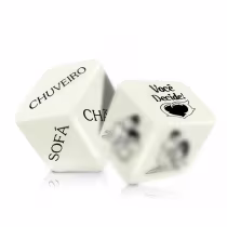 Imagem do produto Jogo do Prazer Hot - Dado Erótico que Brilha no Escuro 2 UN