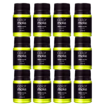Imagem do produto Kit Colormake Fluorescente Amarelo - Tinta Líquida 12x25ml