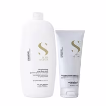 Imagem do produto Kit Alfaparf Semi Di Lino Diamond - Shampoo 1L + Leave in 200ml