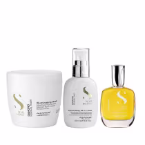 Imagem do produto Kit Alfaparf Semi Di Lino Diamond - Máscara 500ml + Fluído 125ml + Cristalli 50ml